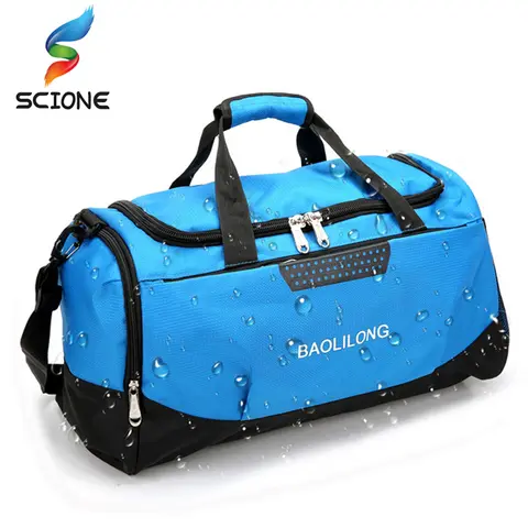 Large Waterproof Sports Gym Bag with Shoe Pocket scione