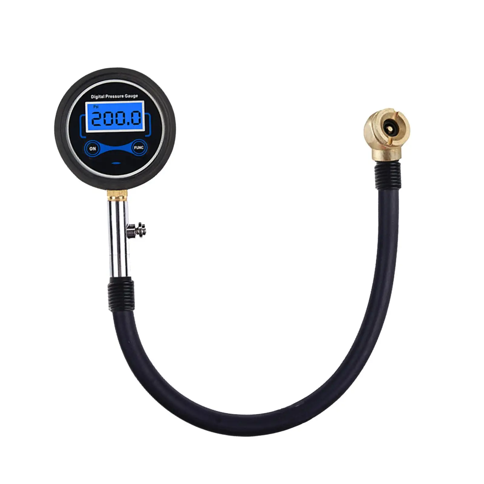 Tire Pressure Gauge Multifunctional Mechanical Air Gauge, 200 PSI Air Pressure Tire Gauge Tester for RV Trucks SUV