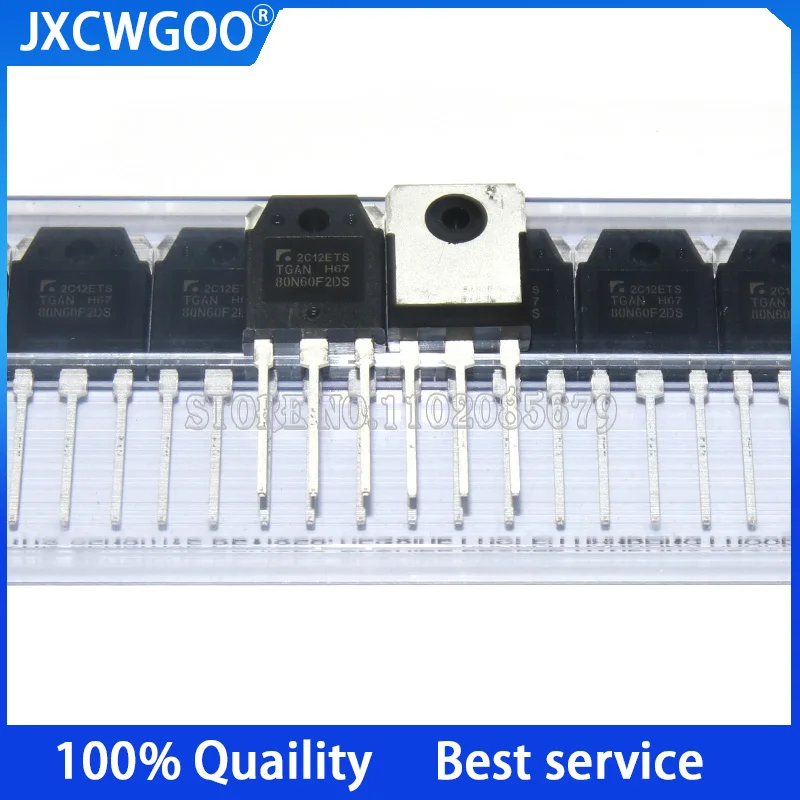 

10PCS TGAN80N60F2DS 80N60F2DS TO-247 IGBT field effect transistor 80A 600V New Original