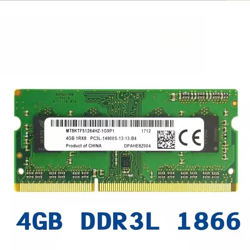 

Для ноутбука Micron 4g ddr3l 1866, низковольтная карта памяти PC3L-14900S, новинка, 1,35 В
