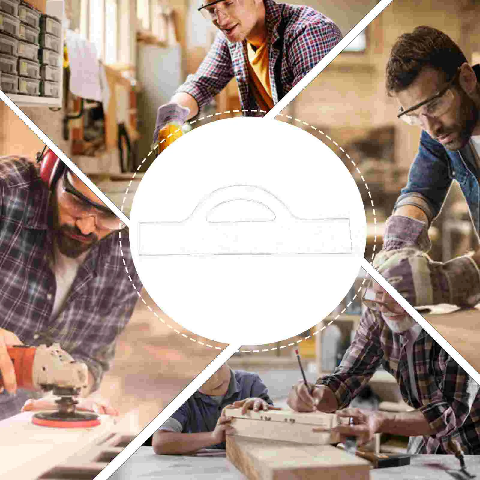 Blank Delicatessen Cutting Board Template Chopping Molds Clear Stencils for Charcuterie Acrylic