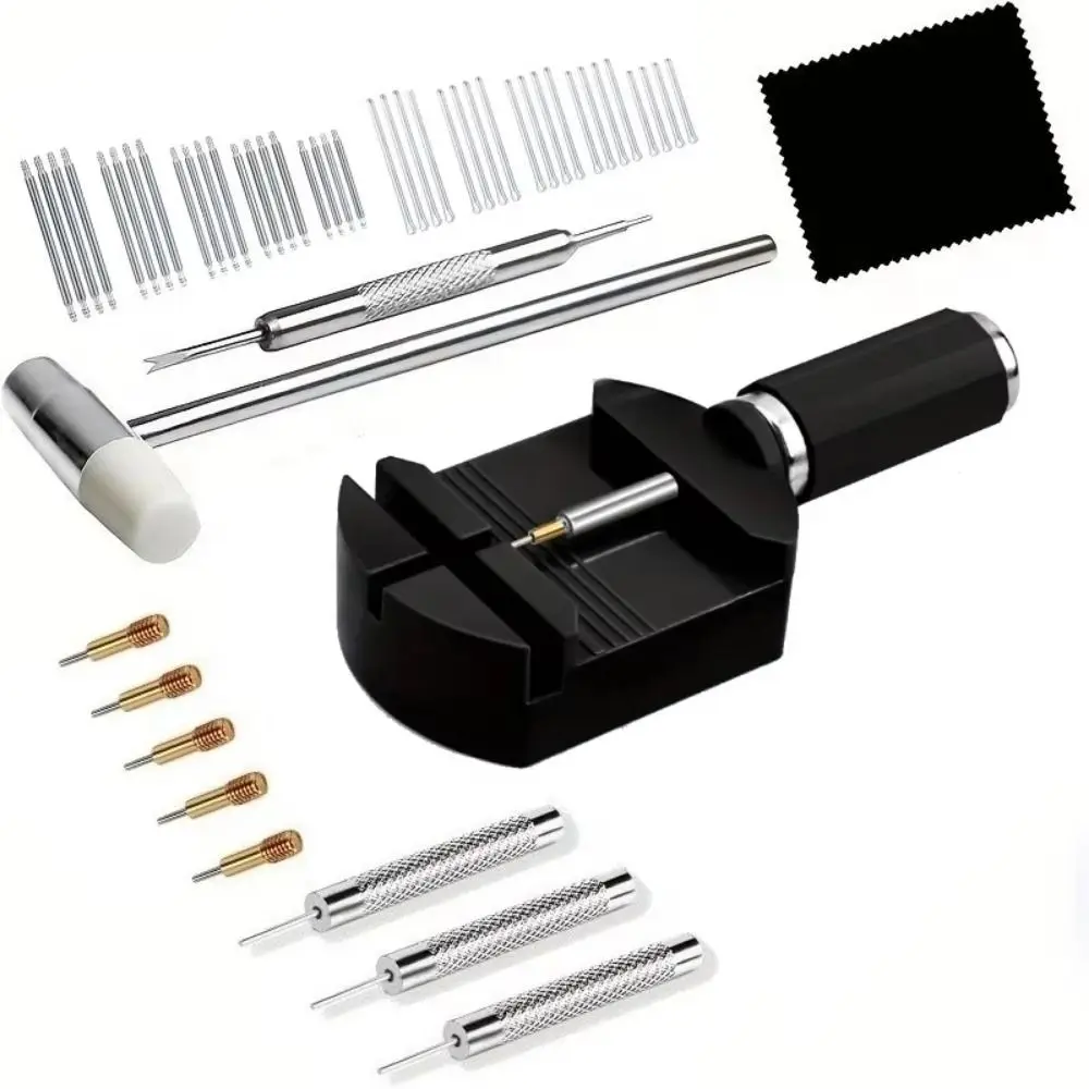 

52Pcs/set Precision Watch Link Removal Tool Kit Durable Link Removal Strap Chain Pin Remover Watch Regulator Pin Extraction