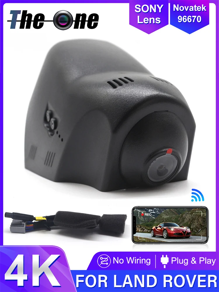Nieuw! Dash Cam 4K 2160P voor Land Rover Discovery Sport 2015-2019, voor Jaguar XF XE 2016-2021, F-PACE 2016-2021, Auto DVR Camera - afbeelding 2