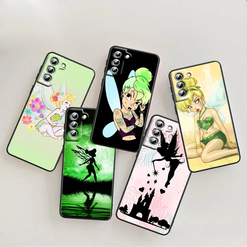 Cute Wendy Tinkerbell For Samsung Galaxy S24 S23 S22 S21 S20 FE S10 S10E Plus Ultra Pro Lite 5G Black Back Phone Case