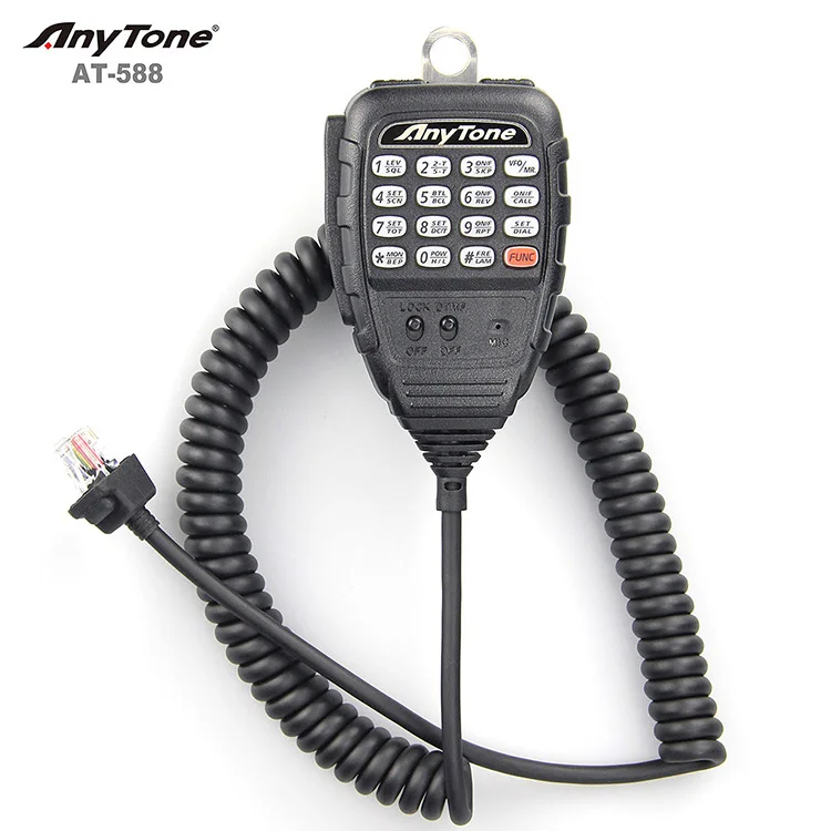 VHF/UHF Mobile Transceiver ANYTONE AT-588 Single Band Two Way Radio With Amateur and Professional Two Mode