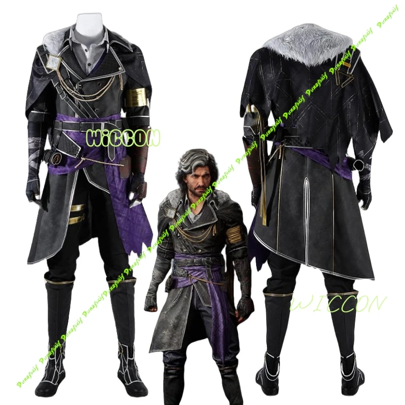 

Velsor Expedition Cosplay Verso Costume Men's new fantasy Halloween uniform vest shoe cover waist bag props set