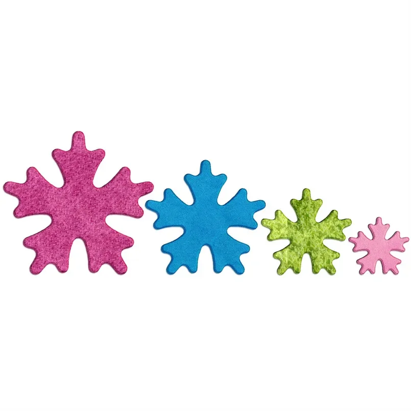 Four Specification Cartoon Graphic Five Sides Antlers Snowflakes,Plastic Mold,Cake Fondant Tools,Cookie Sushi and Fruits Cutters