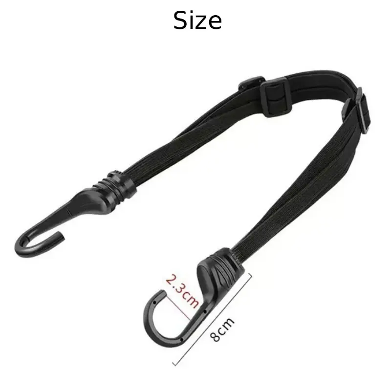 دراجة نارية المقعد الخلفي خوذة شرائط حبل مرن دراجة نارية خوذة حزام ثابت تعديل إصلاح حبل السلع حزام 60 سنتيمتر حزام الأمتعة #2