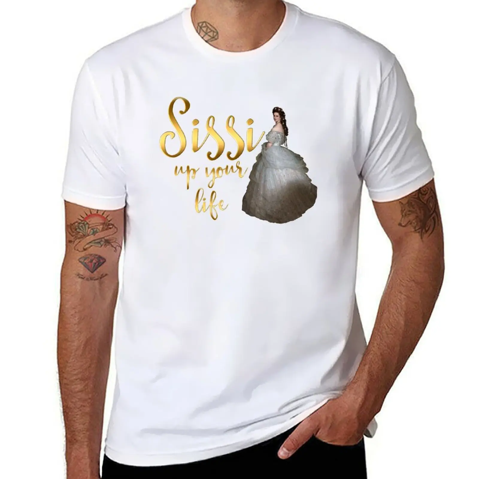 

up Sissi shirt shirt t cotton shirts your life 100% men luxury man T-Shirt man for cotton cotton brand t t