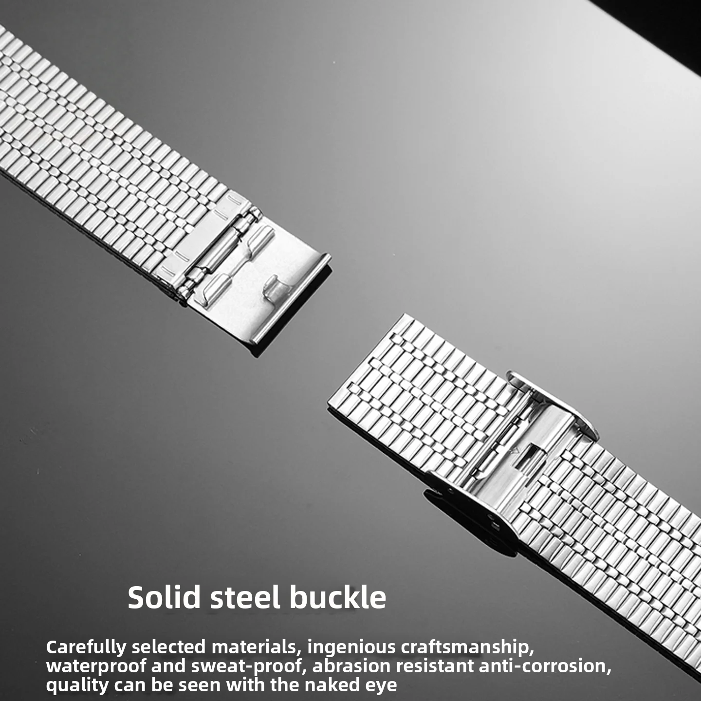 AE1200 Stainless steel Strap For Casio small square AE-1200 AE-1300 A158 A159 A168 AQ-150W F-108 F91 Metal Watch band Replace