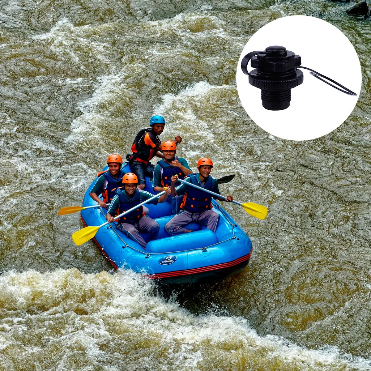 

2Pcs 22mm Inflatable Boat Air Valve Kayak Durable Antileak Replacement Accessories Boat Air Valve Kayak Accessories