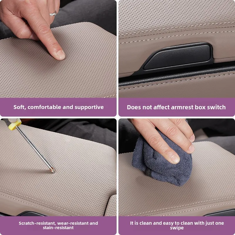 

Защитный кожаный чехол для центральной консоли автомобиля, подлокотник, защита от царапин, аксессуары для Lexus ES ES200 ES300h 2018-2025