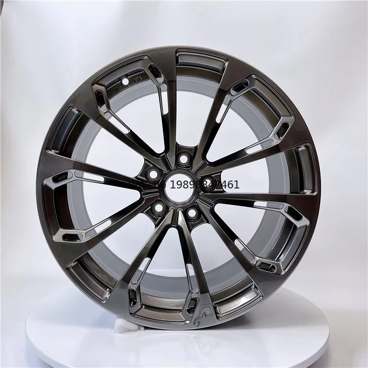 

HTOR Custom Black Forged Aluminum Alloy Wheels 19x95 5x114.3/5x120 98mm Luxury Racing Multi Spoke New Passenger Car