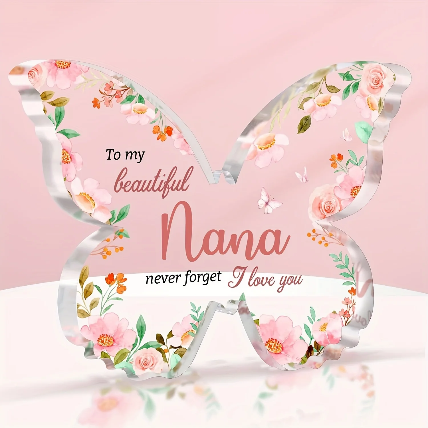 Appreciative Gifts for Nana - Appreciative Decorative Plaque Butterfly