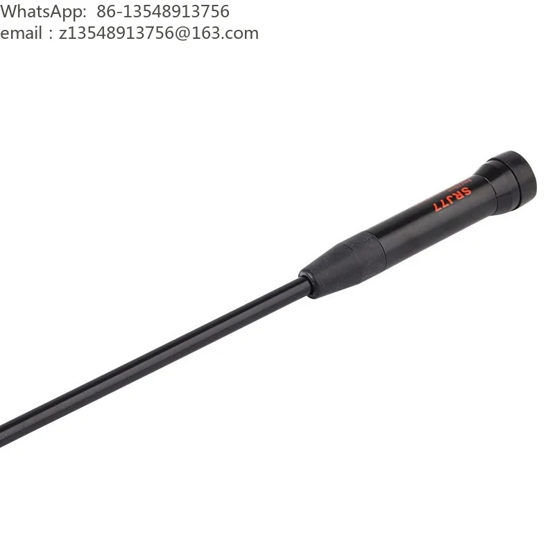 SRJ77 UV Dual Band Handheld Walkie Talkie Antenna, Soft Whip Long Antenna 45cm Compatible with Handheld Radio