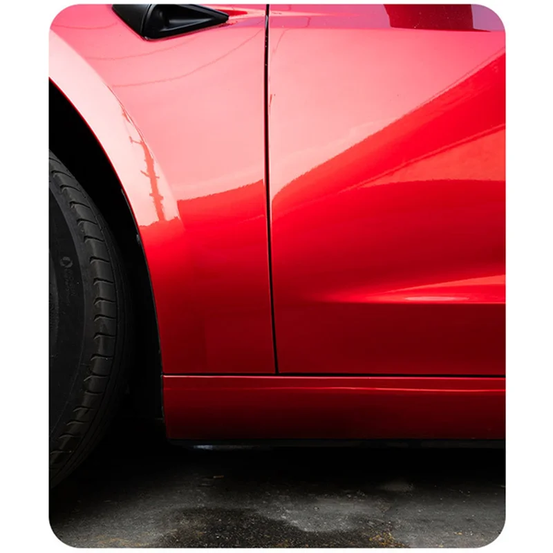 

For Tesla Model 3 Highland 2024 Front Rear Door Fender Scratch Guard Clear Protector Film, TPU, Sticker, Wrap Replacement Parts