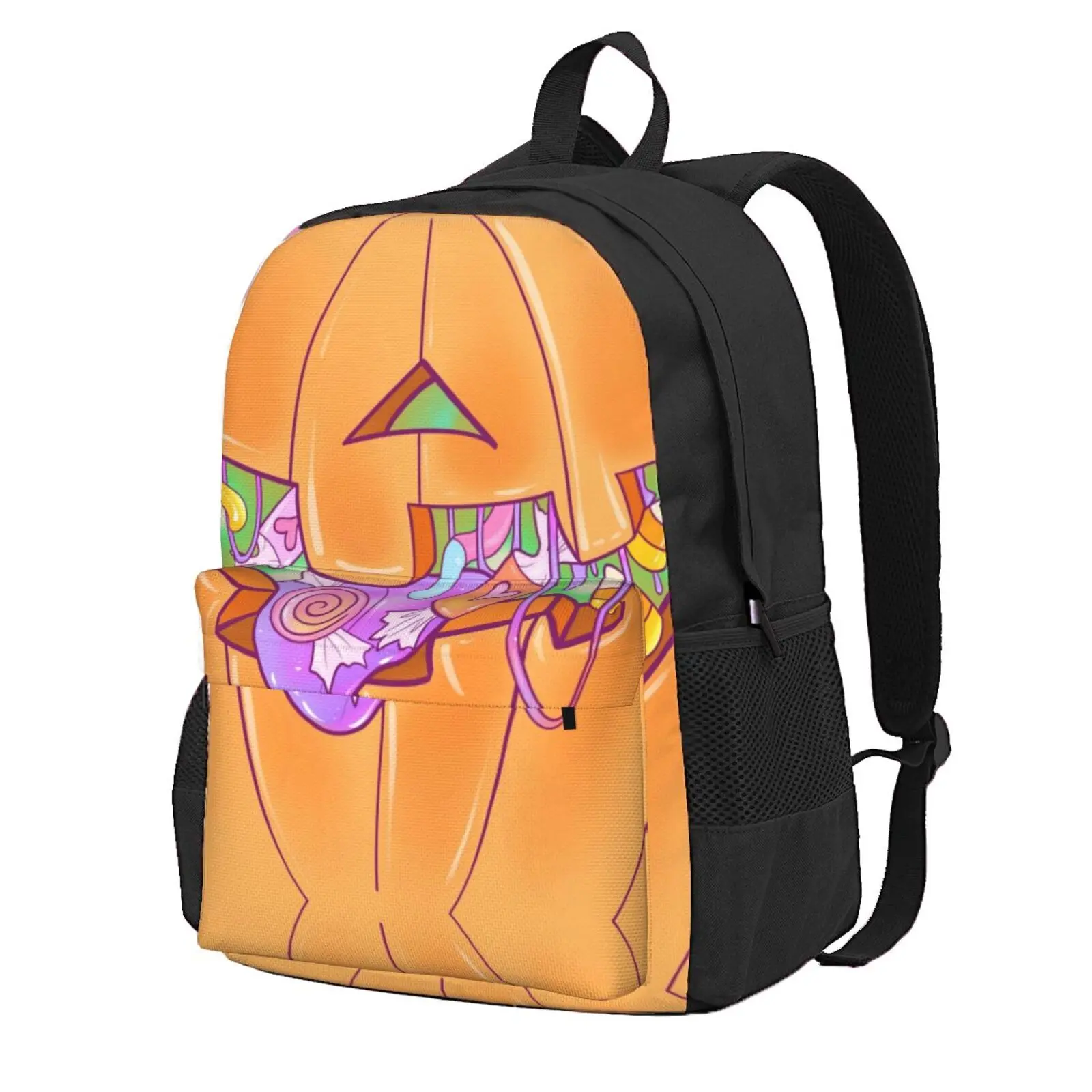 

Pumpkin-Chan Hot Sale Schoolbag Backpack Fashion Bags Creepycute Pumpkin Kawaii Anime Horror Monster Girl Tongue Manga Uwu