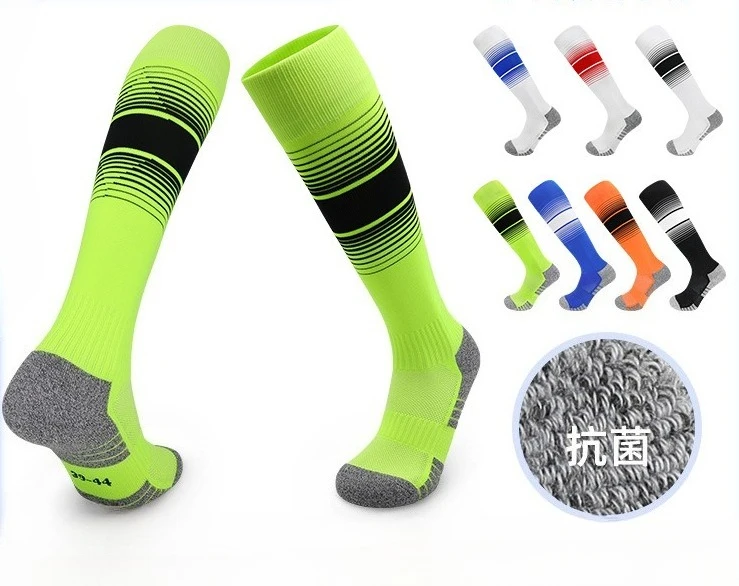 

Anti Odor Football Socks Breathable Long Tube Sports Socks with Anti Slip Towel Bottom