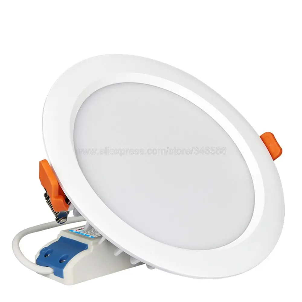 Ata Boxer FUT069 Downlight, Télécommande sans fil, WiFi, Alexa, Google Voice Control, AC 110V, Entrée 220V, RF 2.4G, RVB + CCT, IP54, 15W