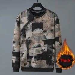 Plus Size 8XL 10XL Sweatshirt Men Casual Fashion Print Sweatshirts Male Pullover Big Size 10XL