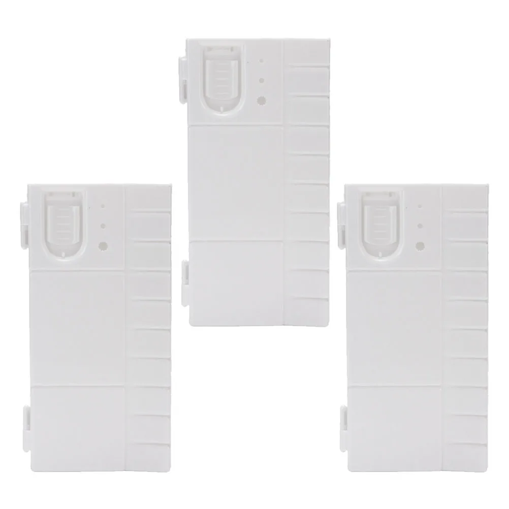 3pcs Folding Watercolor Pigment Box Plastic Art Paint Boxes Color Mixing Plates Durable Easy Clean Compartments Color Box Empty