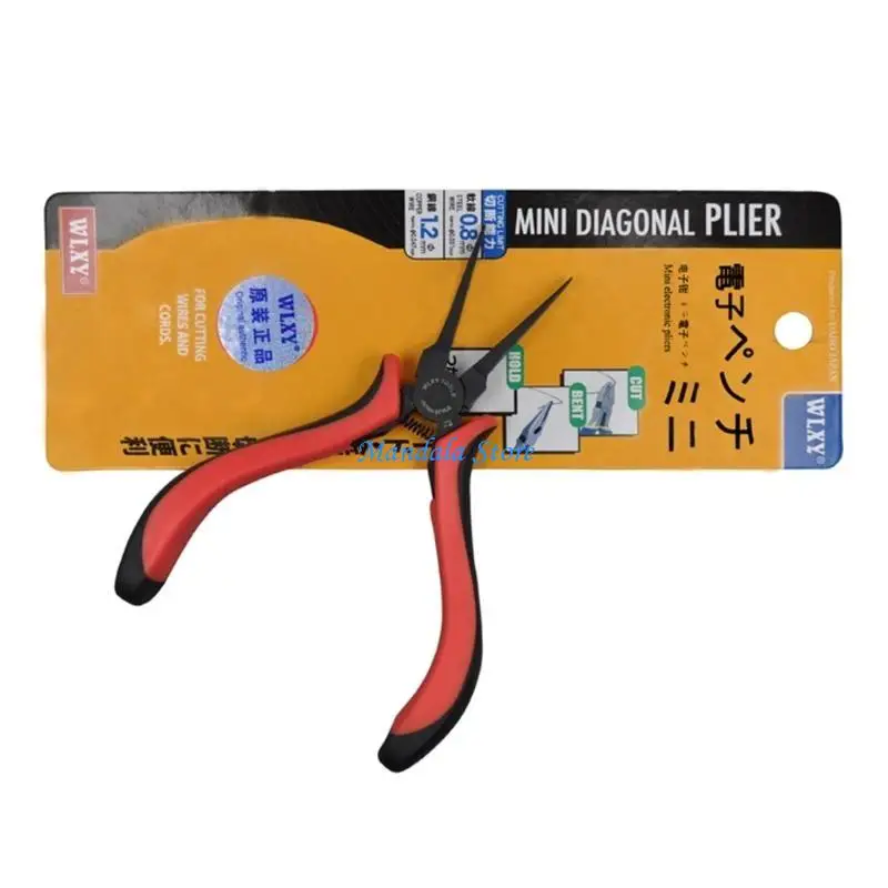 

U2JC 14cm Thin Flat Nose Pliers Clamp Hand Tool Flat Plier for Jewelry Craft Making