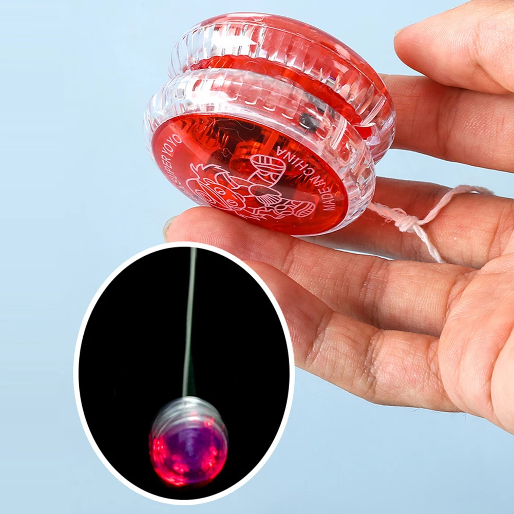 

Светодиодная подсветка йо-йо, отзывчивый шарик с подшипником, мигающий йо-йо для подростков, взрослых, начинающих, вечерние сувениры, подарок