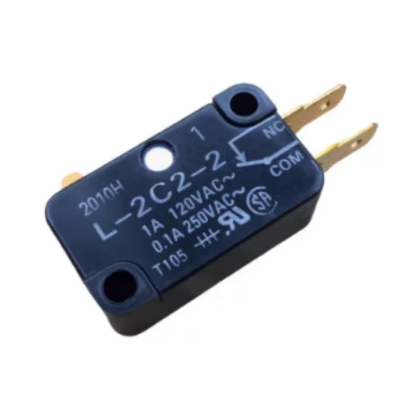 1-10Pcs/lot 100% New L-2C2-2 Micro Switch Limit Switch 1A 120VAC Normally Closed Line 2-Pin