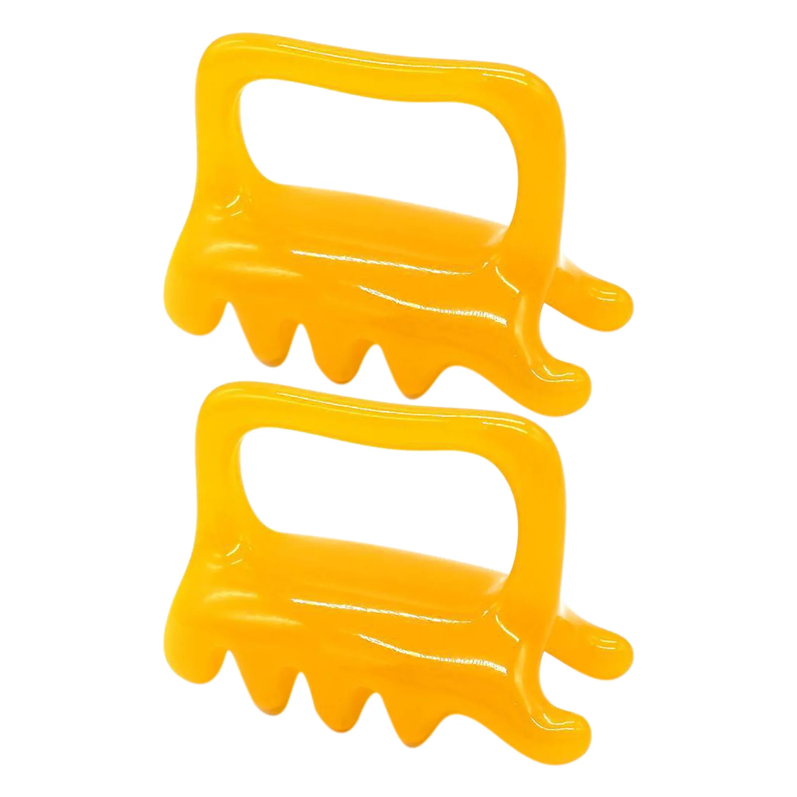 

2 шт., массажеры для спины из смолы, легкие массажные инструменты для шеи, плеч и тела для дома, путешествий, работы, портативные портативные инструменты для снятия стресса