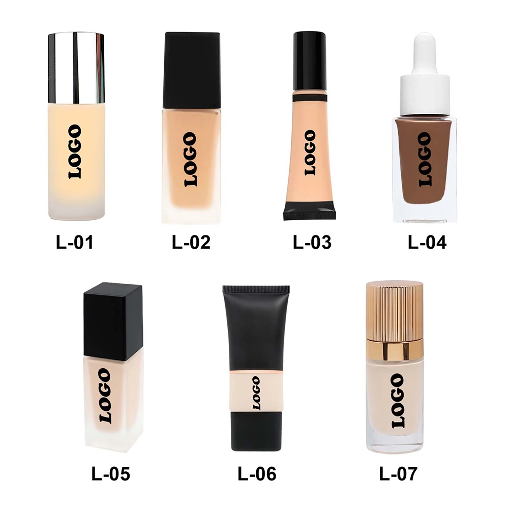 30ml 프라이빗 라벨 6색 페이스 프라이머 맞춤형 로고 튜브 펄 프라이머 호스 보습 크림 롱래스팅 메이크업 도매