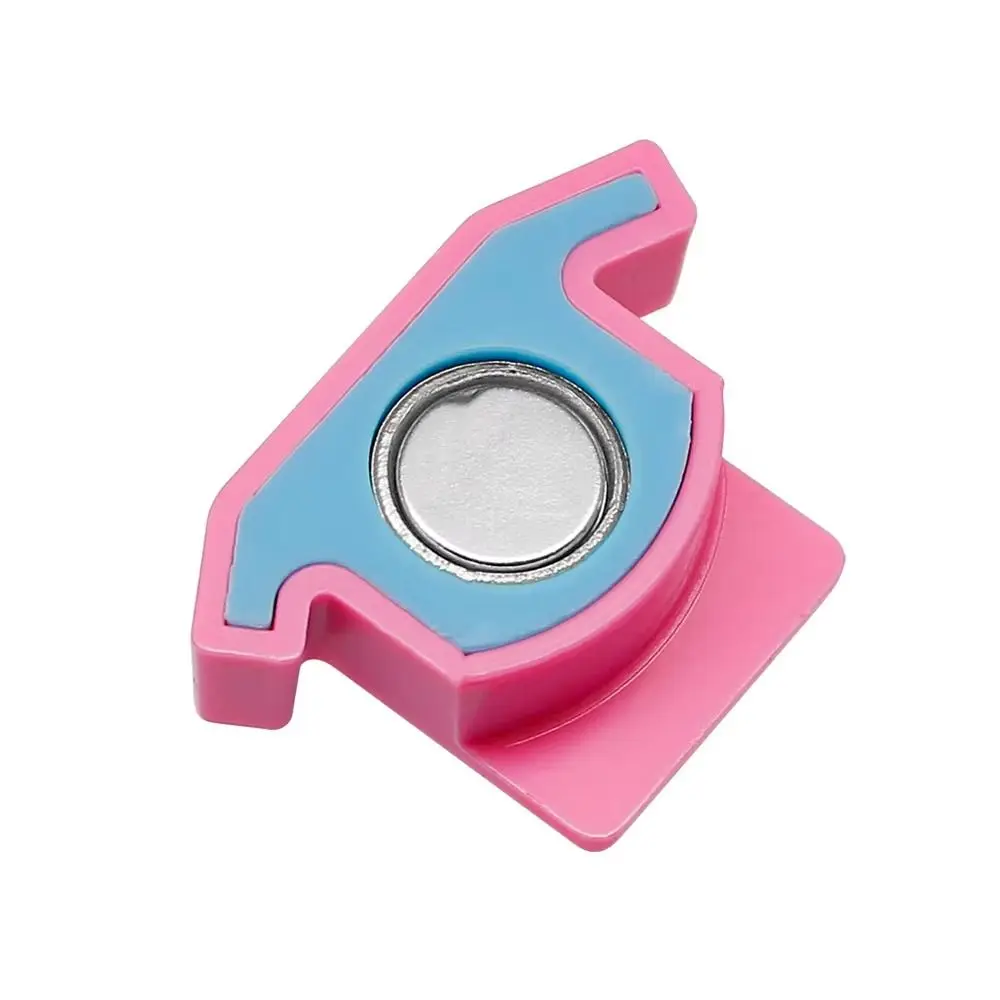 Anti-Slip Grip Sewing Magnetic Seam Guide Anti-Curling with Scale Sewing Machine Seam Hem Guide DIY Crafts Locking Sewing Ruler