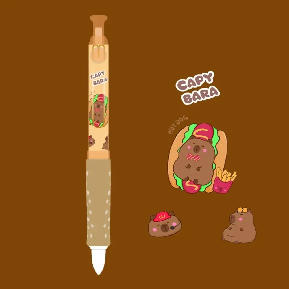 

INS Press Capybara Fountain Pen 0.38mm Nib Cartoon Cute Ink Pen Aesthetic Kawaii Writing Pen Kids