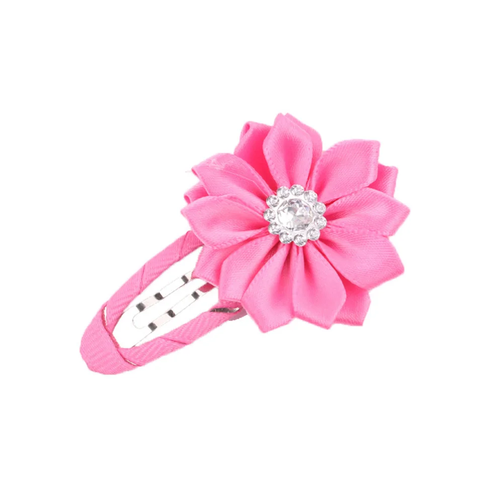 

12 Pcs Hairpin Girls Accessories Flower Clip Kids Barretes Princess Clips Child Sweet Multi Color Design Perfect For Girls Bangs