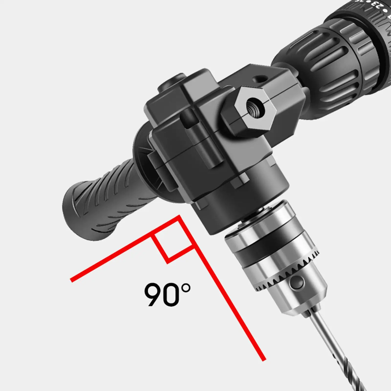 Bor adaptor, bor ekstensi adaptor tekan tanpa kunci, Impact tanpa kabel untuk bor tangan