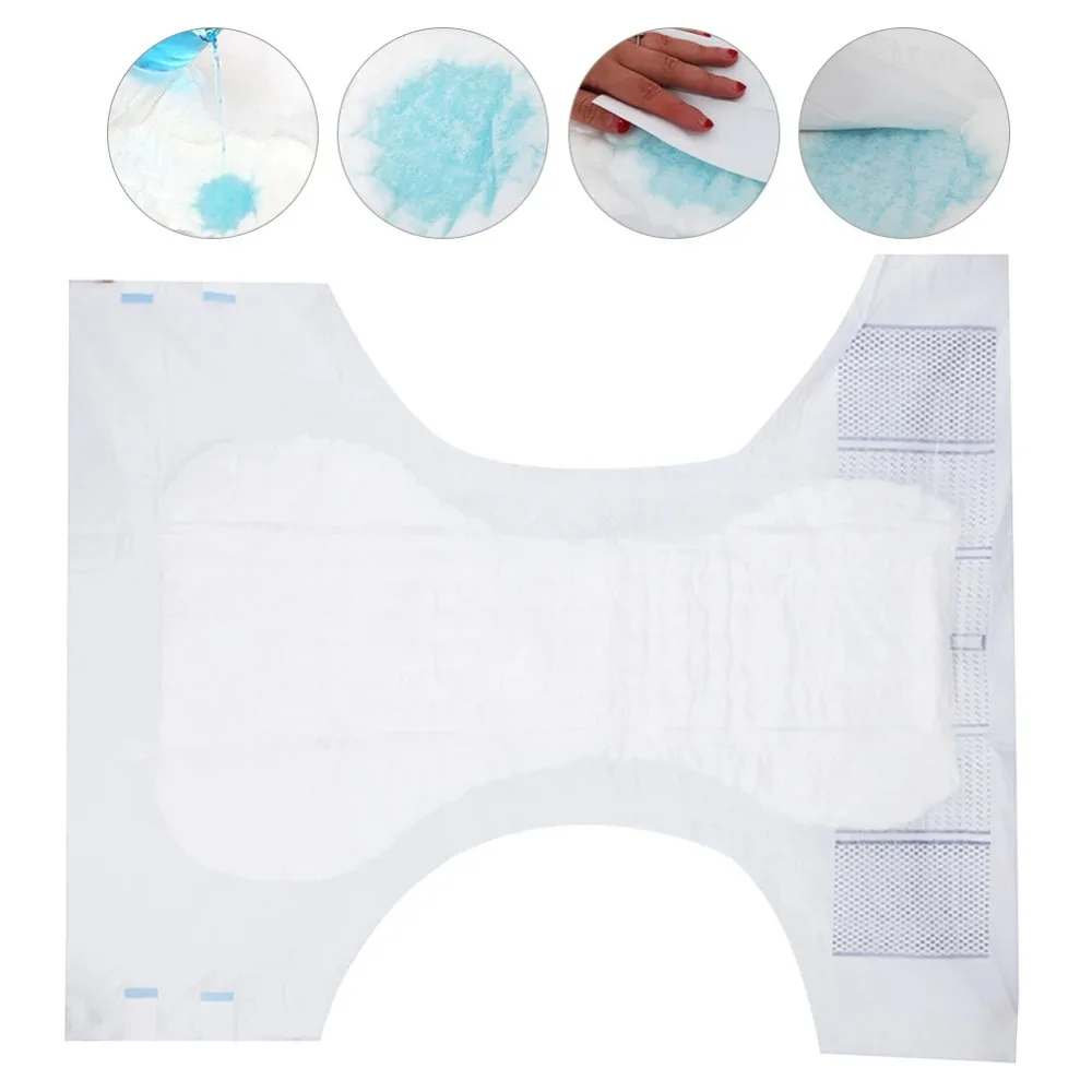 10PCS/Pack Adult Elderly Diapers Disposable Maternal Care Mats Fast Absorption Comfortable Leak-Proof Diaper Life Care Unisex XL