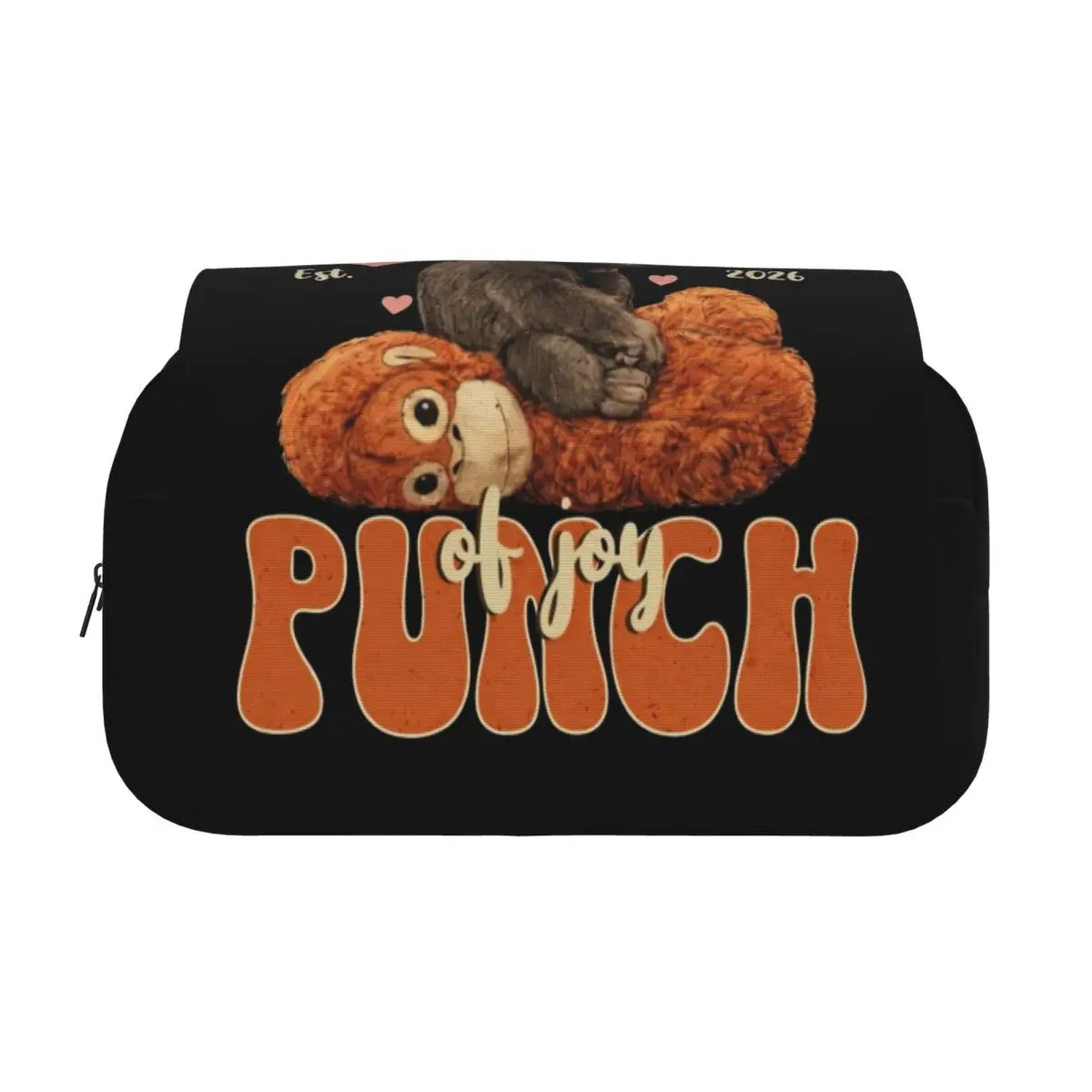 Team Punch Baby Monkey Pencil Cases Lovely Pen Box Bags Kids Big Capacity School Supplies Cosmetic Pencil Box