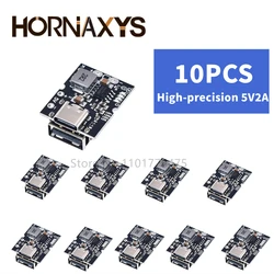 10 Stuks/Hoge Precisie 5v2a Laad-Ontlading Geïntegreerde Module Type-C Ingang Compatibel Met 4.2V Lithium Batterij