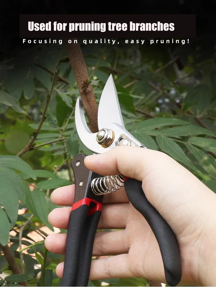 SK5 Stahl Garten Hand Pruner Obstgarten Schere Langlebiges Baum Trimmen Werkzeug für Beschneiden Obst Bäume Garten Schneiden Werkzeuge – Detail 1