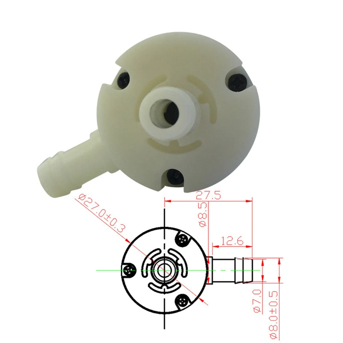 ABAN -370B DC Mini Water Pump 12V High Pressure Pump Household Self-Priming High Flow Mini Water Pump Motor
