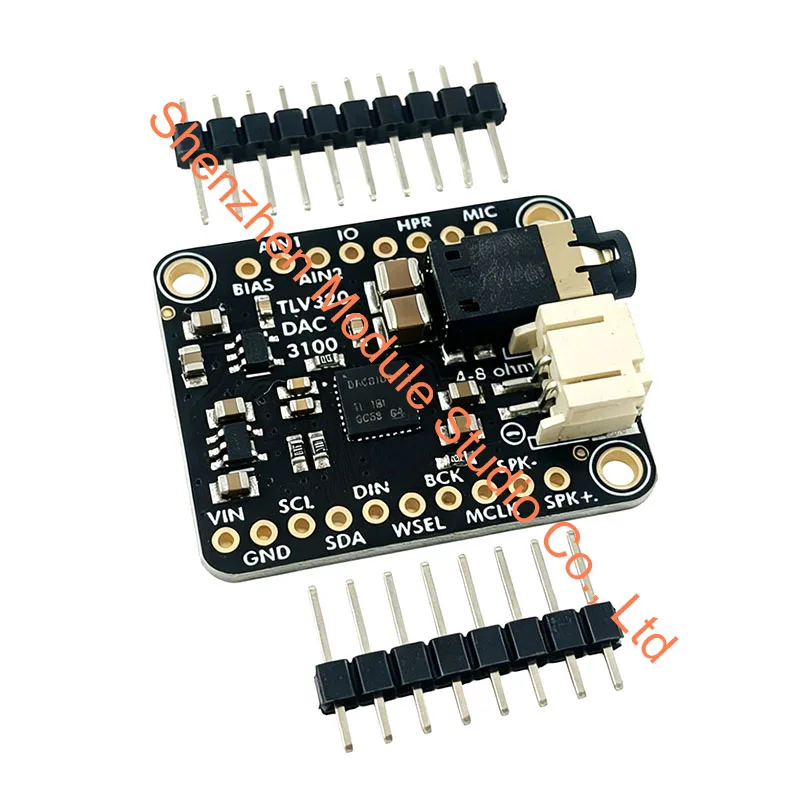 1PCS TLV320DAC3100 Stereo Audio DAC Board I2S Interface Headphone Line Out 2.5W Mono Class D Speaker Driver for Audio System