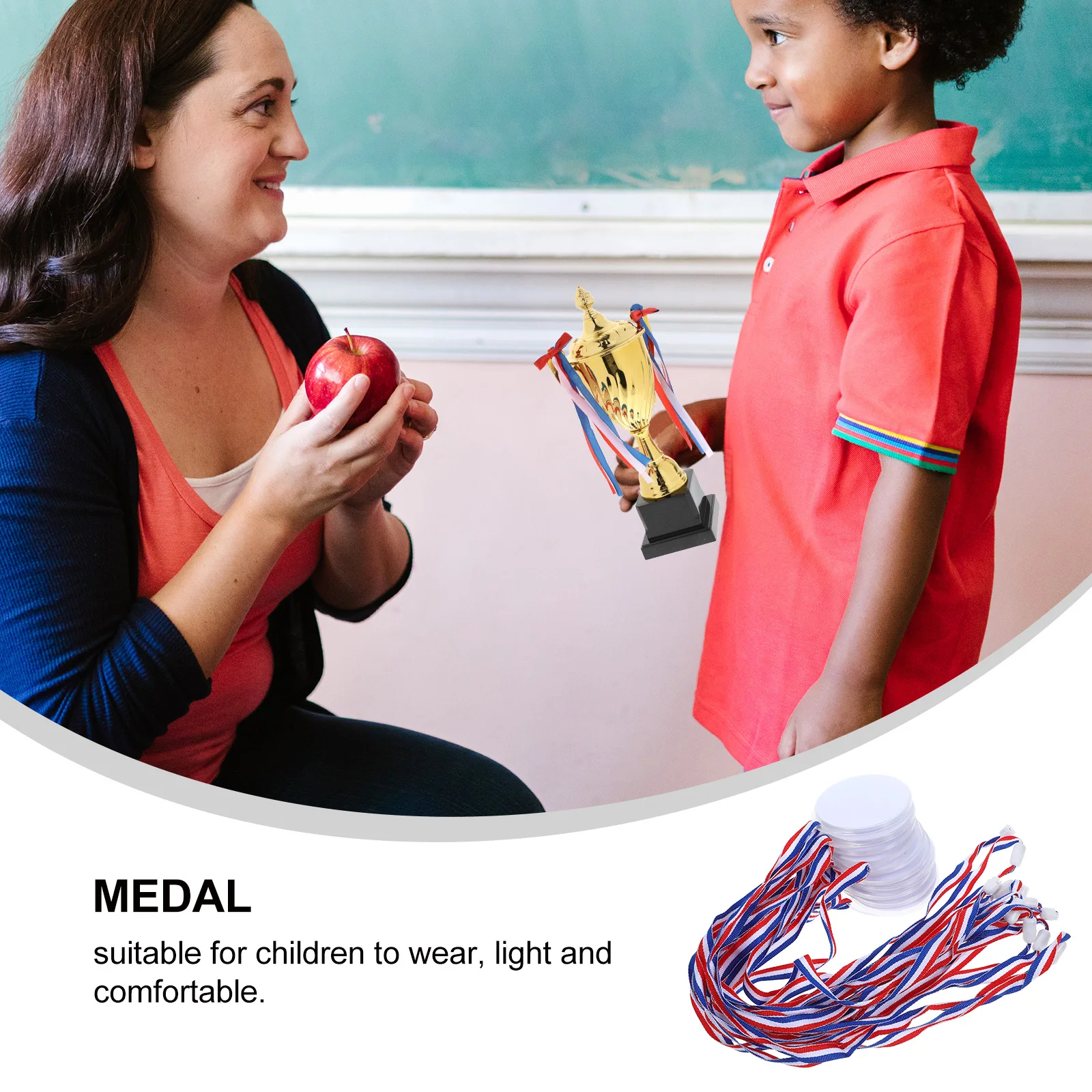 

10Pcs Blank Award Medals for Kids Competition Reward Prizes DIY Party Game Favors Sports Events Classroom Encouragement