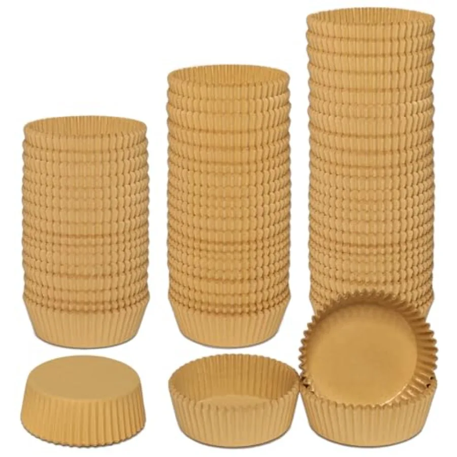 

Дополнительные вкладыши для кексов Jumbo, 200 шт., 3,54 Ih, вкладыши для кексов для выпечки, бумага для кексов, чашки для выпечки, коричневые