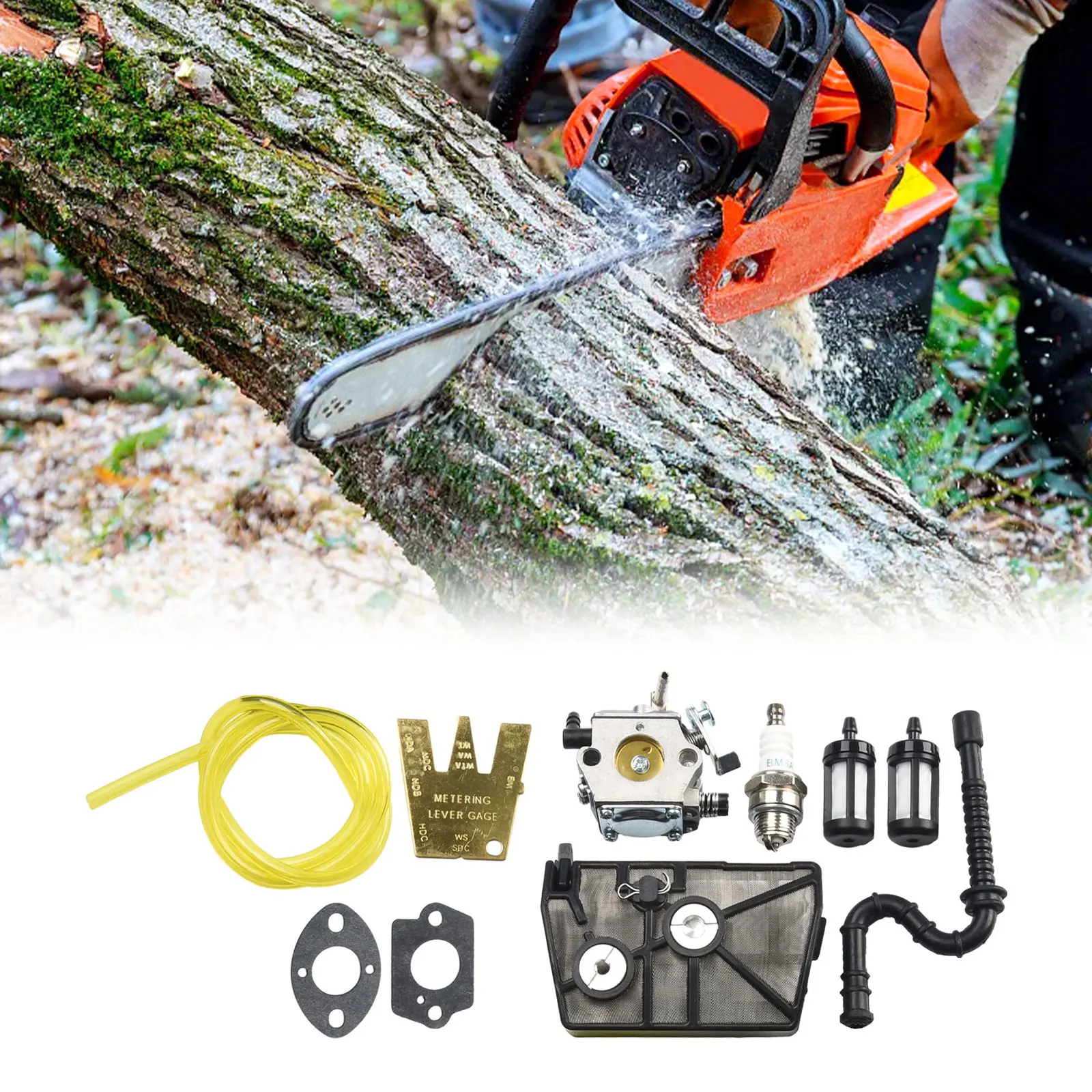 

Carburetor Replaces Kits For 028 028AV 028 Series Chainsaw,for #WT-16B， #HU-40 For 028 028AV 028 Super Wood Chainsaw