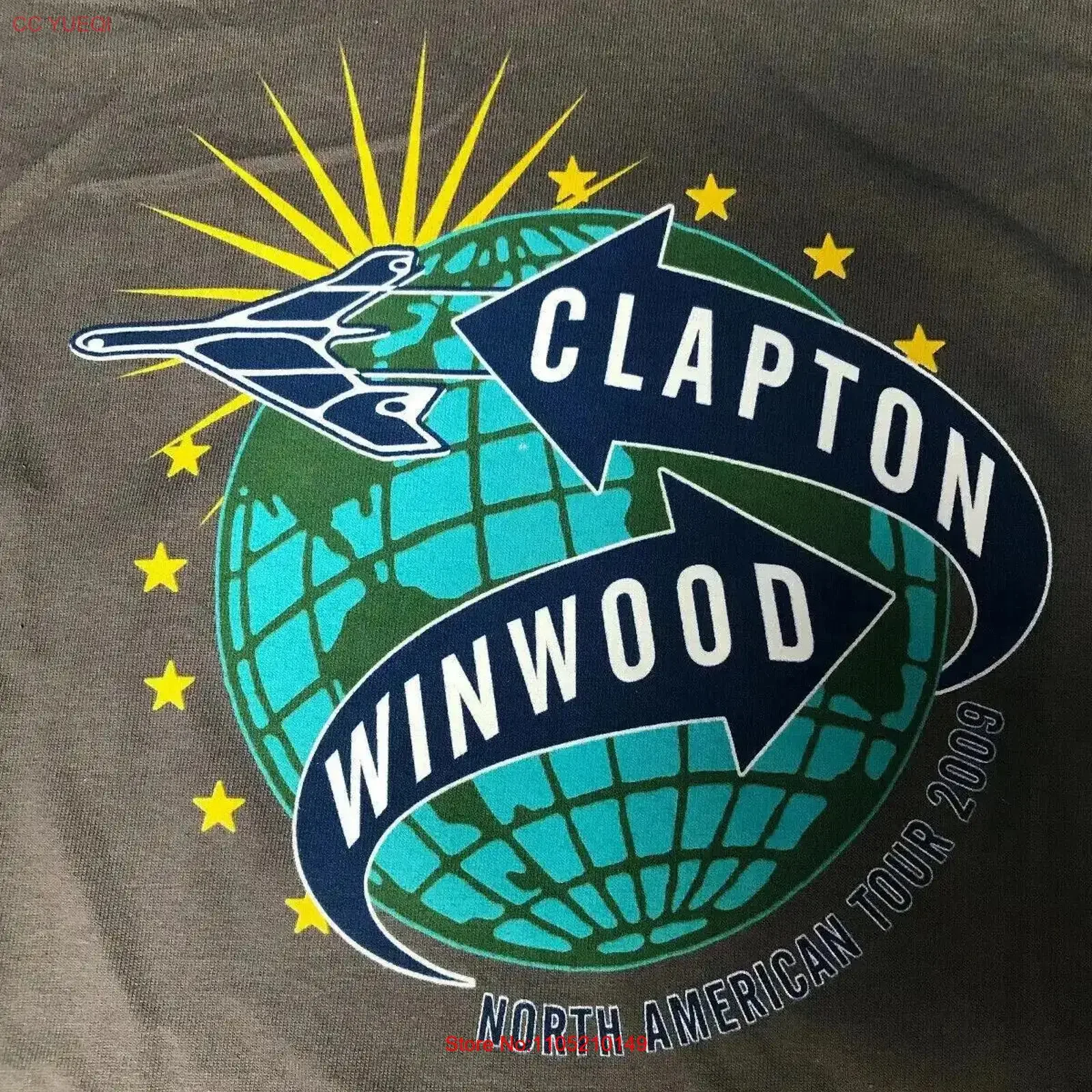 Футболка ERIC CLAPTON STEVE WINWOOD 2009, классическая черная S 5XL H877, винтажная, слегка удобная, дышащая, модная с графическим рисунком Футболка ERIC CLAPTON STEVE WINWOOD 2009, классическая черная S 5XL H877, винтажная, слегка удобная, дышащая, модная с графическим рисунком