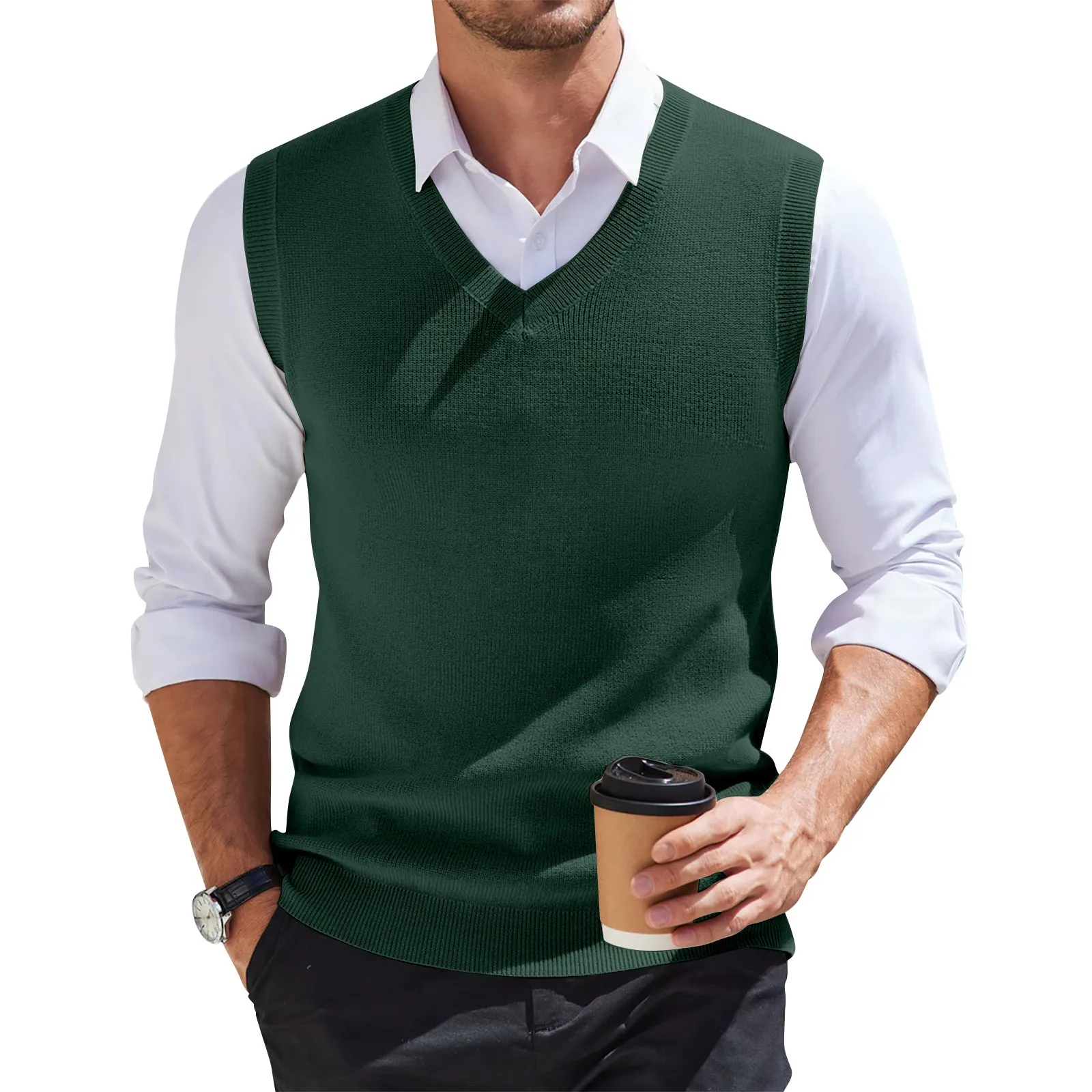 Thumbnail 3 - #20 Best Mens Knit Sweater Vests to Buy In 2026