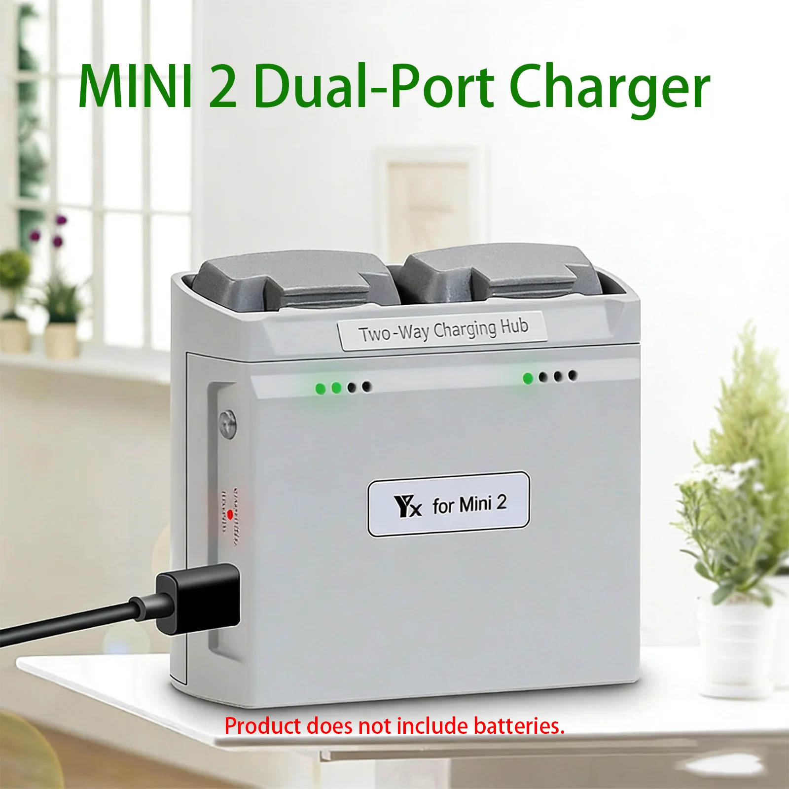 Drone Accessories for DJI Mini 4K Mini 2 SE Dual Battery Fast Charging Hub Two-Way Charger Manager with Storage Mode Power Bank