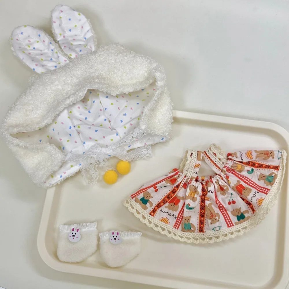 

Cute Multi Color Doll Clothes Multiple Styles Dolls Accessories Plush Doll Clothes Gift Hand-made Doll Accessories Plush Toy