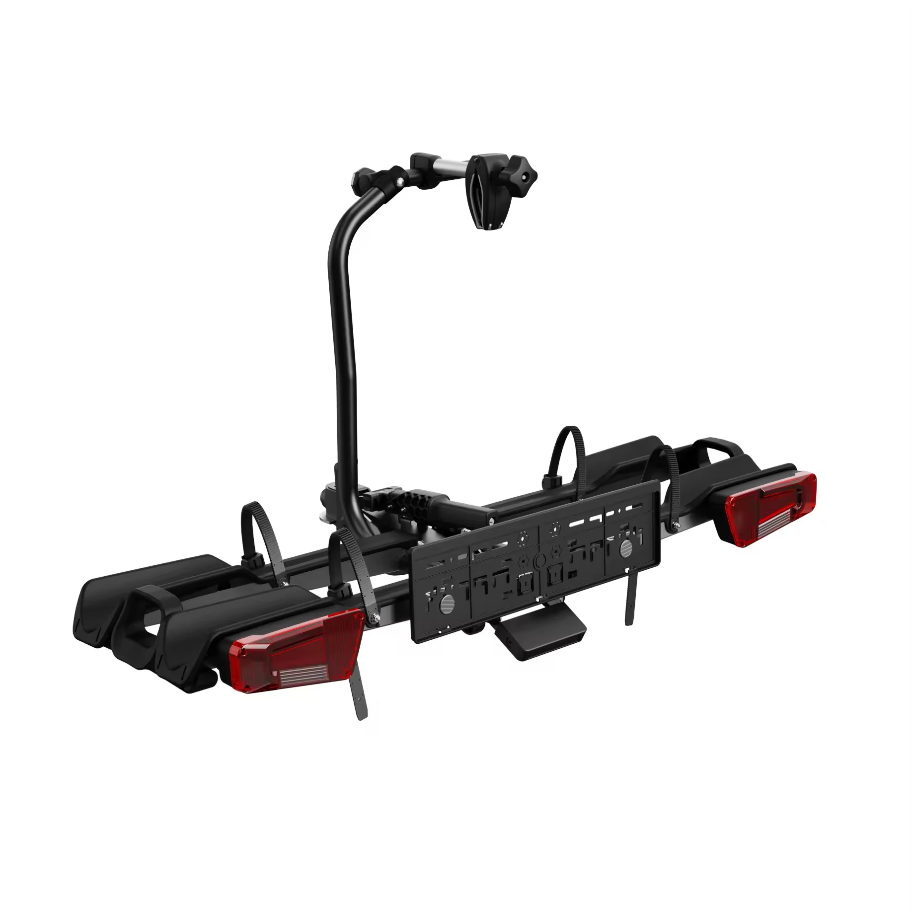 Trailer Hitch Bike Rack Anti-Theft Protection For 2 Bikes