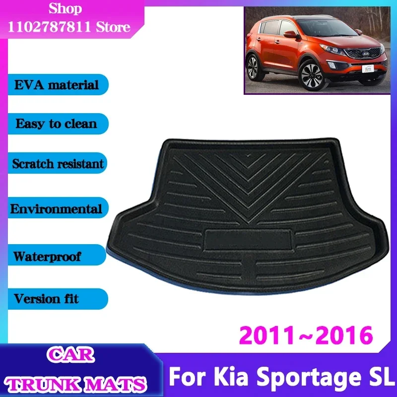 

for Kia Sportage SL 2011 2012 2013 2014 2015 2016 Accessories Car Trunk Floor Mats Waterproof Protect Anti-Slip Storage Pad EVA