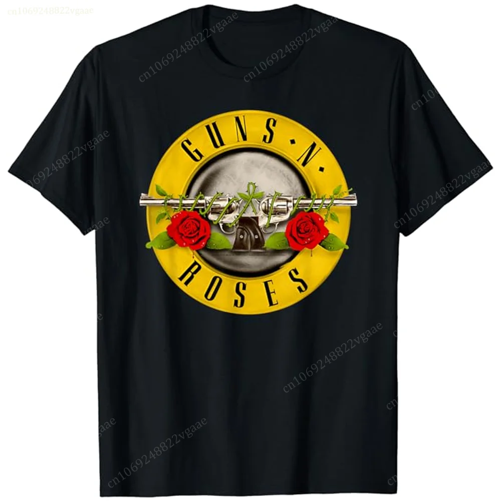 Summer Guns N Roses Cotton T Shirt Men Women Vintage Short Sleeve Kids Tee Shirt Oversized Tops Clothes Rock Band Streetwear